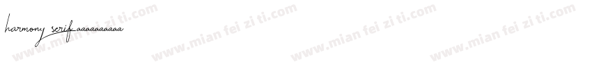 harmony serif字体转换